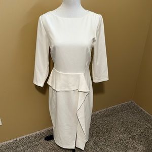 Vince Camuto Peplum Midi Dress